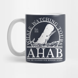 Ahab Whale Watch (Mono) Mug